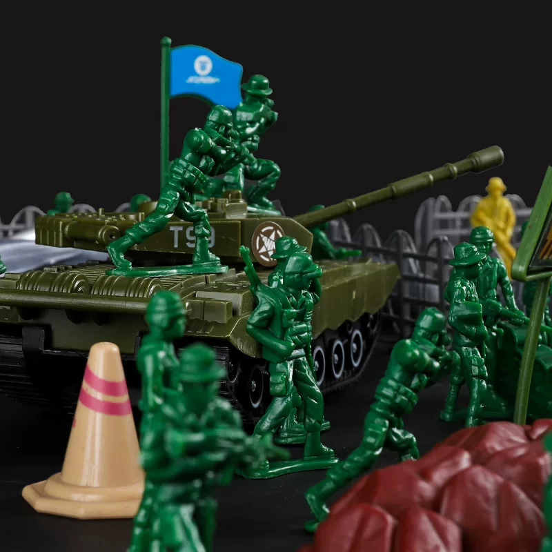 JEU Little soldier, toy, set, tank, Birthday gift