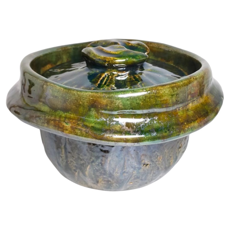 Writer's Yunjing Kiln Clay Pot Rice Cooker, Tanbaemon Nibei Sushi Kaiseki Gyukyu Ceramic Tanbaemon Utensils