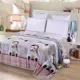 Mùa đông đơn giản san hô lông cừu tấm đơn mảnh cộng với nhung dày flannel đệm đơn pad duy nhất đôi chăn sang trọng mẫu ga phủ giường