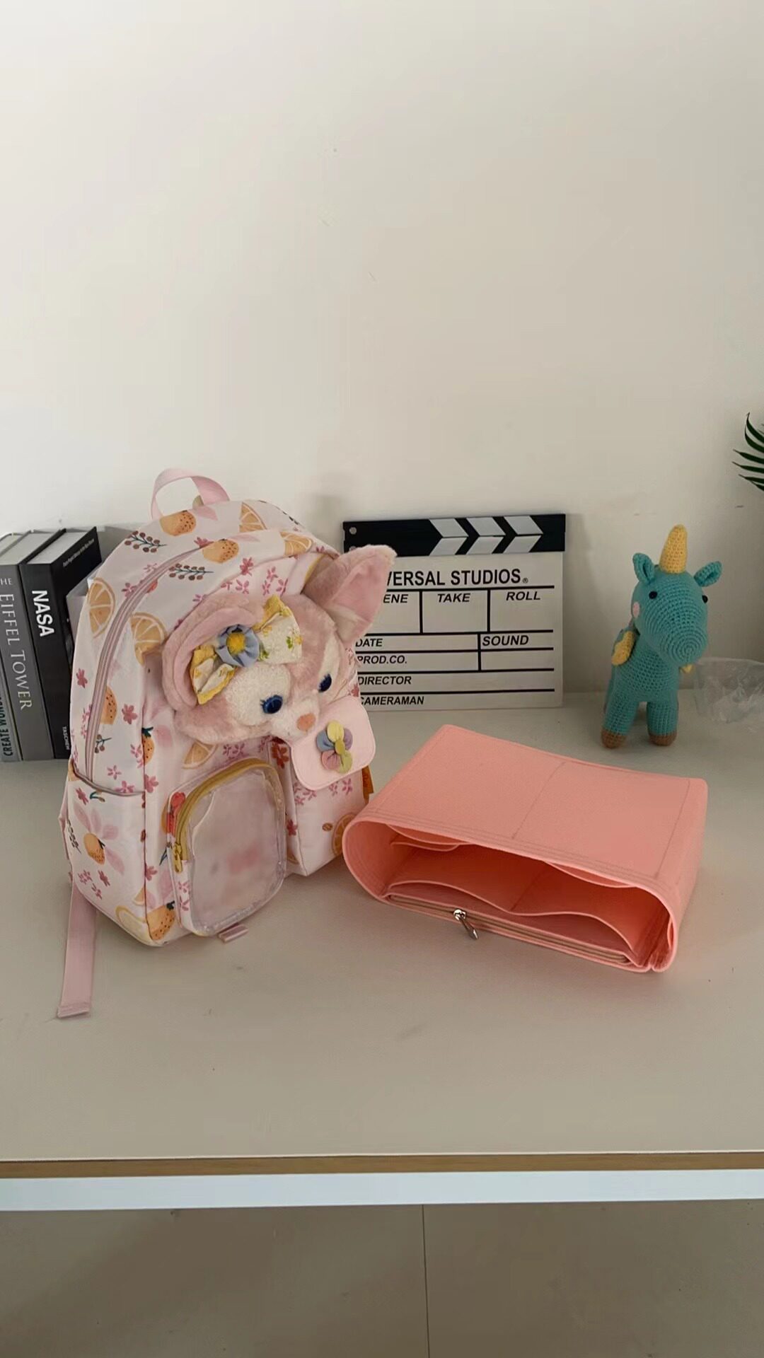 Сумка Сумка бак 适用于迪士尼夏日玲娜贝儿双肩包内胆包撑内衬超轻收纳整理包中包 OTHER