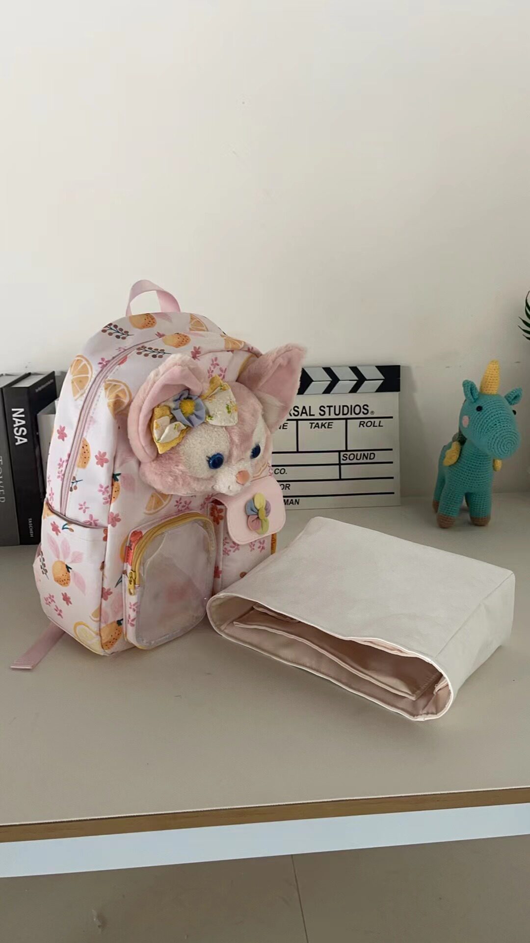 Сумка Сумка бак 适用于迪士尼夏日玲娜贝儿双肩包内胆包撑内衬超轻收纳整理包中包 OTHER