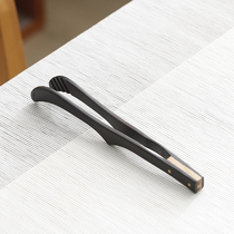 High-end solid wood tea clips cup clips special accessories household non-slip tea cup washing tools Kung Fu tea ceremony tea tweezers