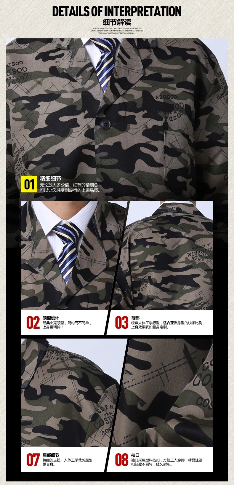 Tenue de travail en coton - Ref 1913502 Image 13