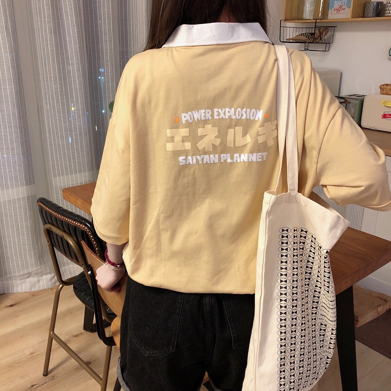 2020 Girls's T-shirts Tops Japanese Kawaii Ulzzang Lazy Faculty Cat Print Free T-shirt Feminine Korean Harajuku Garments For Girls 14 O1CN01AwXQd72GYsGYU418B !!2853469028