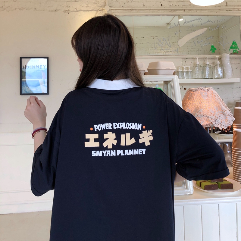 2020 Girls's T-shirts Tops Japanese Kawaii Ulzzang Lazy Faculty Cat Print Free T-shirt Feminine Korean Harajuku Garments For Girls 10 O1CN01F5KZFu2GYsGbJDJ0b !!2853469028