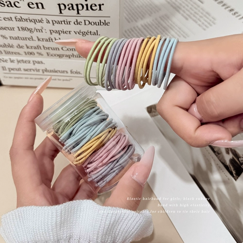 Высокая эластичная лента для волос, простая и тонкая лента для волос, без завязывания, без завязывания, эластичная лента, элегантный женский головной убор