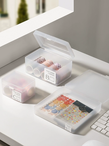 Японские карточки, настольная коробка для хранения для визитных карточек, пластиковый ящик для хранения