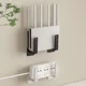 Router placement rack wifi wall TV hanging set-top box storage box without punching bracket bracket