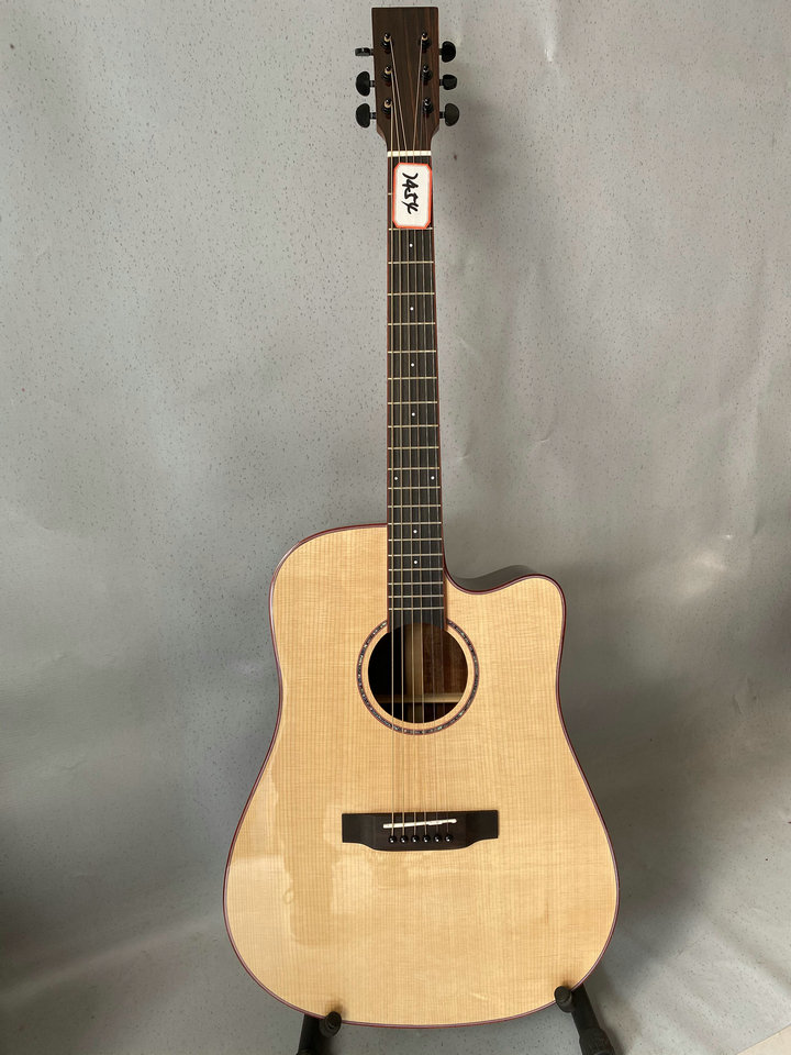 41-inch folk Guitar Face single rose wood box Han production tail single stock exercise starter Umu finger plate