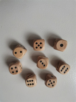 Desktop game script killing 16mm 1-6 digital dice House of Flying Daggers Blank wood color custom pattern LOGO