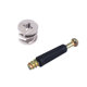 Ruicheng two-in-one self-tapping connector fixings furniture cabinet desk three-in-one connector hardware accessories