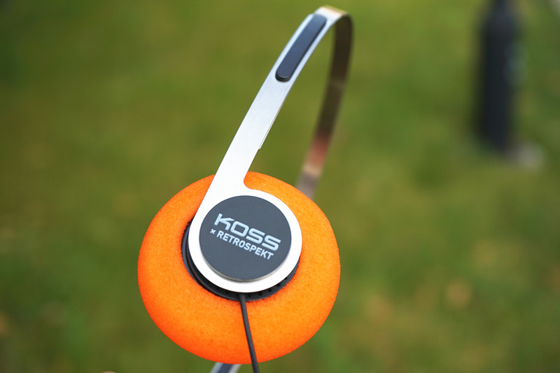 Koss x Retrospekt P/21 Retro Orange Foam On-Ear Headphones