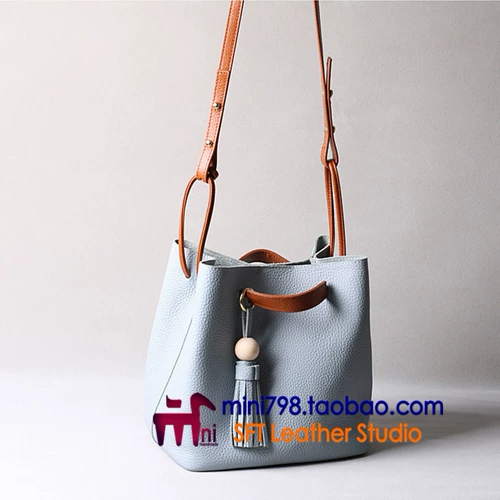 Mini Self-Sawnted Distermade The Leather Bag Drawer Версия Diy Paper образец, версия Bxk-63 Bucket Version