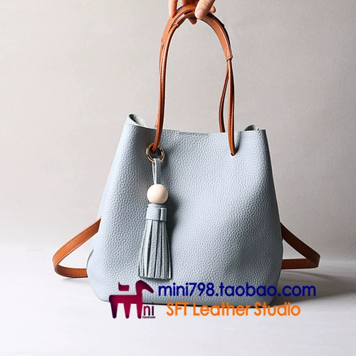 Mini Self-Sawnted Distermade The Leather Bag Drawer Версия Diy Paper образец, версия Bxk-63 Bucket Version