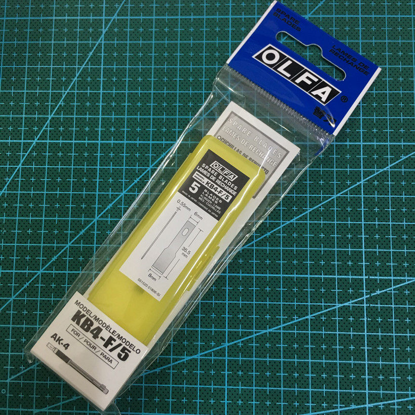 Japan imports OLFA blade KB4-F 5 precision flat head blade 5 pieces (157H)