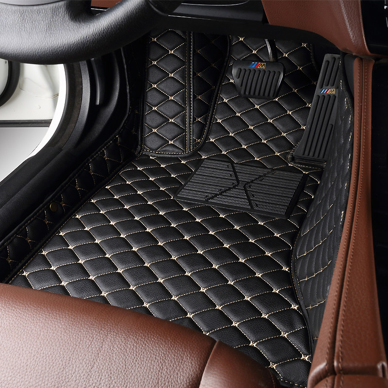 Suitable for the Driver's Seat, Special Floor Mats, Five-Seater Floor Mats, Full Set of Universal Leather Floor Mats for the Driver's Seat