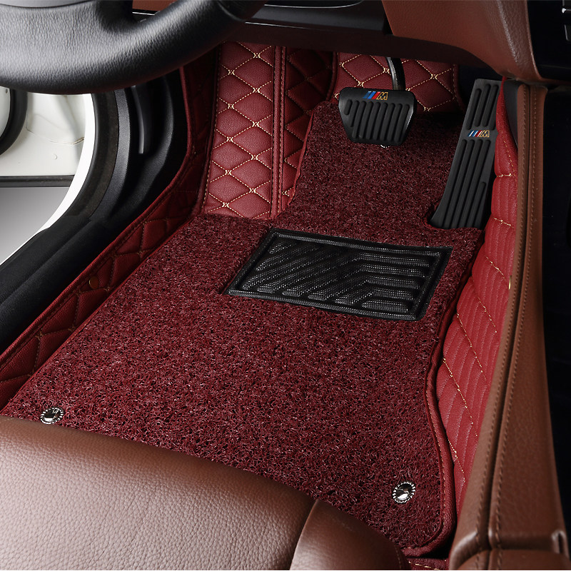 Suitable for the Driver's Seat, Special Floor Mats, Five-Seater Floor Mats, Full Set of Universal Leather Floor Mats for the Driver's Seat