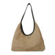 Niche portable straw bag for women summer 2023 new style trendy retro versatile large capacity shoulder bag ກະຕ່າຜັກ