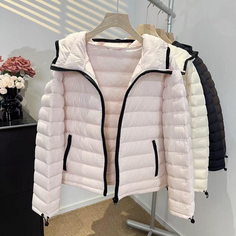 95 White Duck down Jacket for Women 2026 New Autumn and Winter Style, Color-Blocked Short Hooded Lightweight Student Coat 95 White Duck down Jacket for Women 2026 New Autumn and Winter Style, Color-Blocked Short Hooded Lightweight Student Coat
