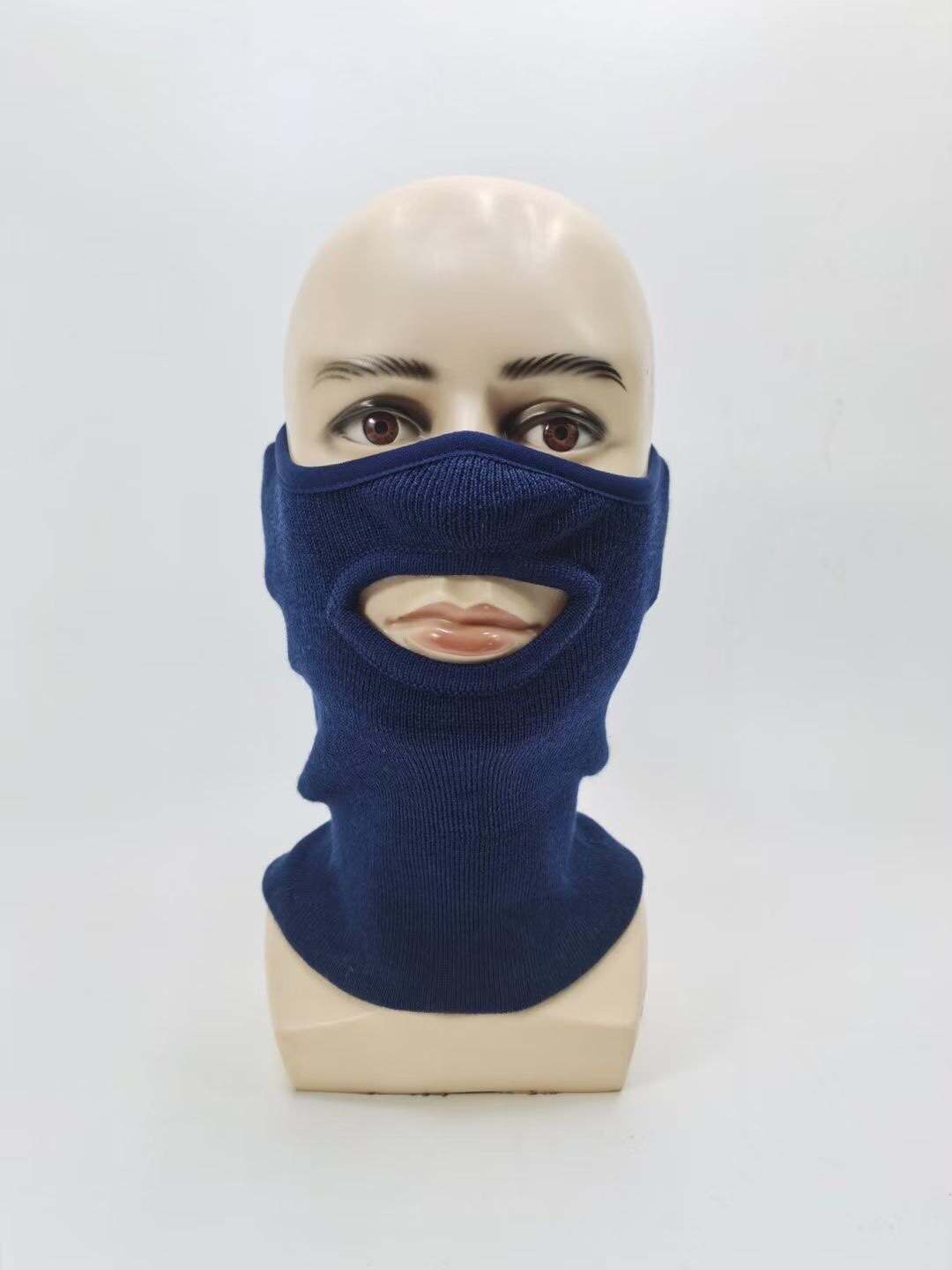 Fire Protection Chill Mask Blue Winter Half Face Windproof Warm Mask Outdoor Flame Blue Sport Headgear Neck Sleeve-Taobao