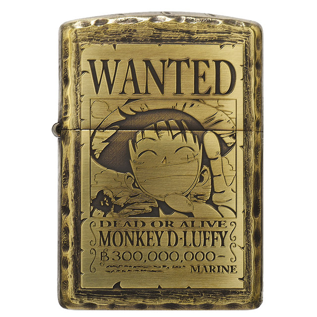 Lighter Zippo Genuine Pure Copper Armor One Piece Luffy Ling Animation Cartoon Retro Custom Men S Gift