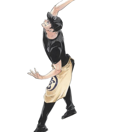 Volleyball Boy! !Manga Merchandise Rice Ball Miyoshi T-Shirt Cosplay Costume Clothing Student Pure Cotton Short-Sleeve T-Shirt