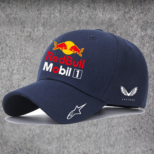 F1 Merchandise Red Bull Racing Team Hat Karting Off-Road Sports Baseball Cap Sunshade Sun Protection Hiking Hat