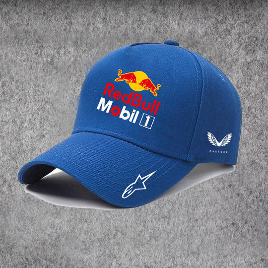F1 Merchandise Red Bull Racing Team Hat Karting Off-Road Sports Baseball Cap Sunshade Sun Protection Hiking Hat