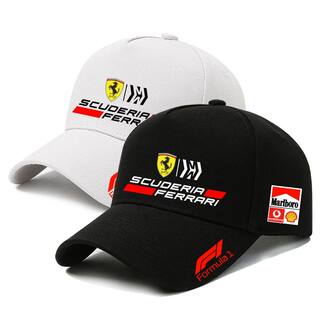 Spring and Summer Cycling Ferrari F1 Team Racing Culture Fan Outdoor Unisex Personalized Sunshade Baseball Cap