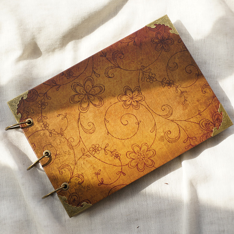 Classical vine DIY hand album Creative paste series Couple Memorial Book Customized Name