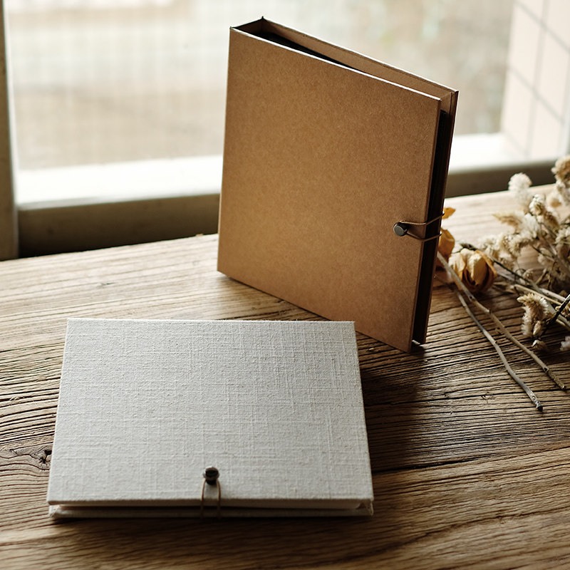 Simple loose-leaf 6 inch 4R pocket photo album Creative interstitial album Baby growth creative gift insert 120 sheets