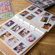 3 inch flat plate 5 inch pocket photo album inner core movie ticket Ticket Train ticket collection coin inner page plus special shot