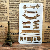 Templating Ruler Themed Personality Lace DIY album Making templates Moulds Handmade Accessories Drawing figure 20 Elects