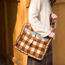 Su Su Jies retro wooden ear knitting bag tutorial homemade handmade diy cotton wool crochet material bag