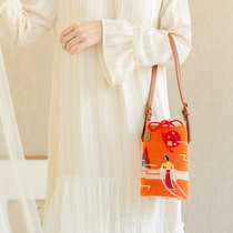 Su Su Jie family Tang Gong Le bag handmade diy wool woven bag crochet knitting material bag homemade gift