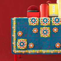 Su Su Jiabao Xianhua colored glazed tapestry wool Group hand-woven blanket diy crochet material bag