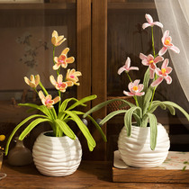 Su Su Jies orchid ornaments handmade diy crochet ornaments wool ball material package