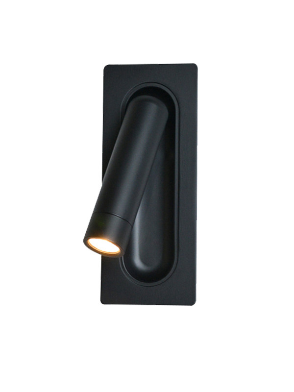 Embedded Atour All Season Hotel same style magnetic switch rotatable guest room bedroom study bedside reading wall lamp