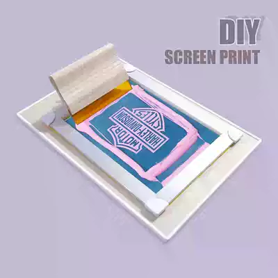 Fun printing diy screen printing tool set printing Small batch derivatives T-shirt canvas bag screen printing plate creation