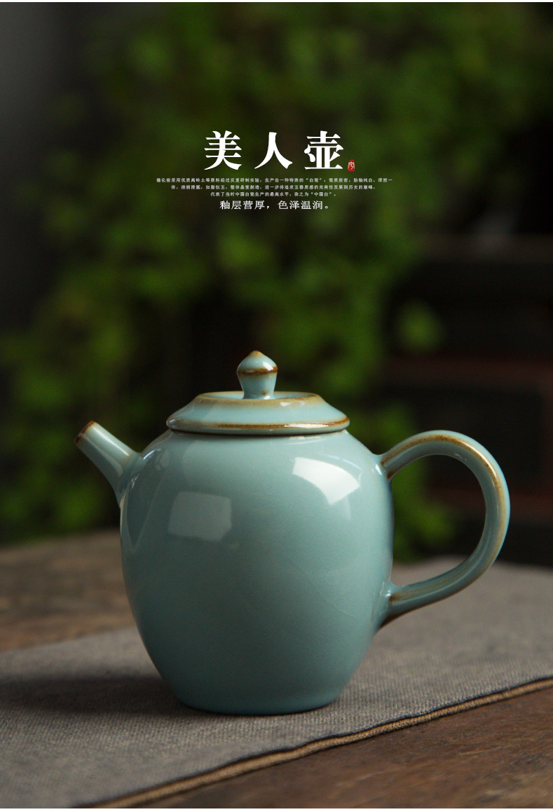 Your up ceramic teapot single pot on household kung fu little teapot expressions using Your porcelain of iron