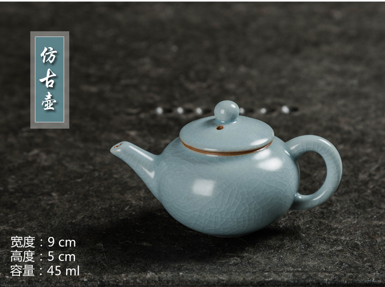 Tea to play the trumpet your up mini pot of fingertip ceramic Tea pot of Tea pet pot furnishing articles (note when buying the size)