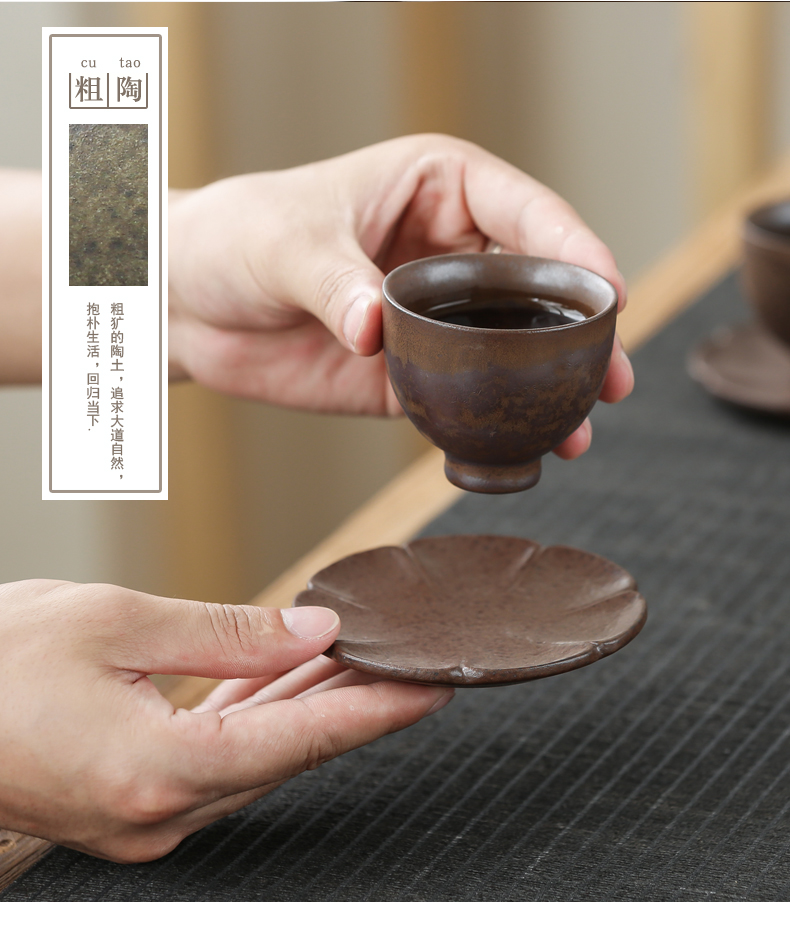 Ning uncommon teacup pad glass ceramic kung fu tea tea tea tea cup mat mat insulation pad