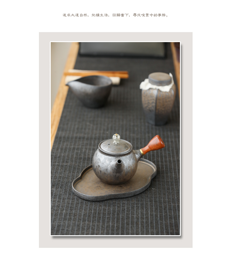 Rather extraordinary small ceramic pot of tea tray tray bearing pot of kung fu tea set Japanese dry tea sets tea sea