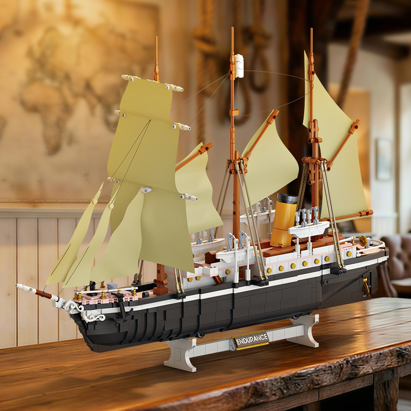 Resilient Expedition Ship Puzzle Building Blocks Toy Birthday Gift Creative Sailing Ship Model Adult High Difficulty for Men Resilient Expedition Ship Puzzle Building Blocks Toy Birthday Gift Creative Sailing Ship Model Adult High Difficulty for Men