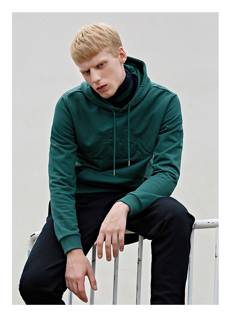 KAPPA Kappa Cặp đôi Nam và Nữ Áo len Áo len đan thông thường | K0862MT55D - Thể thao lông cừu / jumper hoodie nam