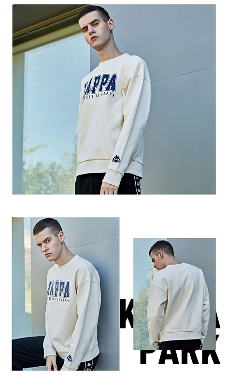 KAPPA Áo thun thể thao nam Kappa Áo thun cổ tròn giản dị 2018 Mới | K0852WT88D áo hoodie đẹp