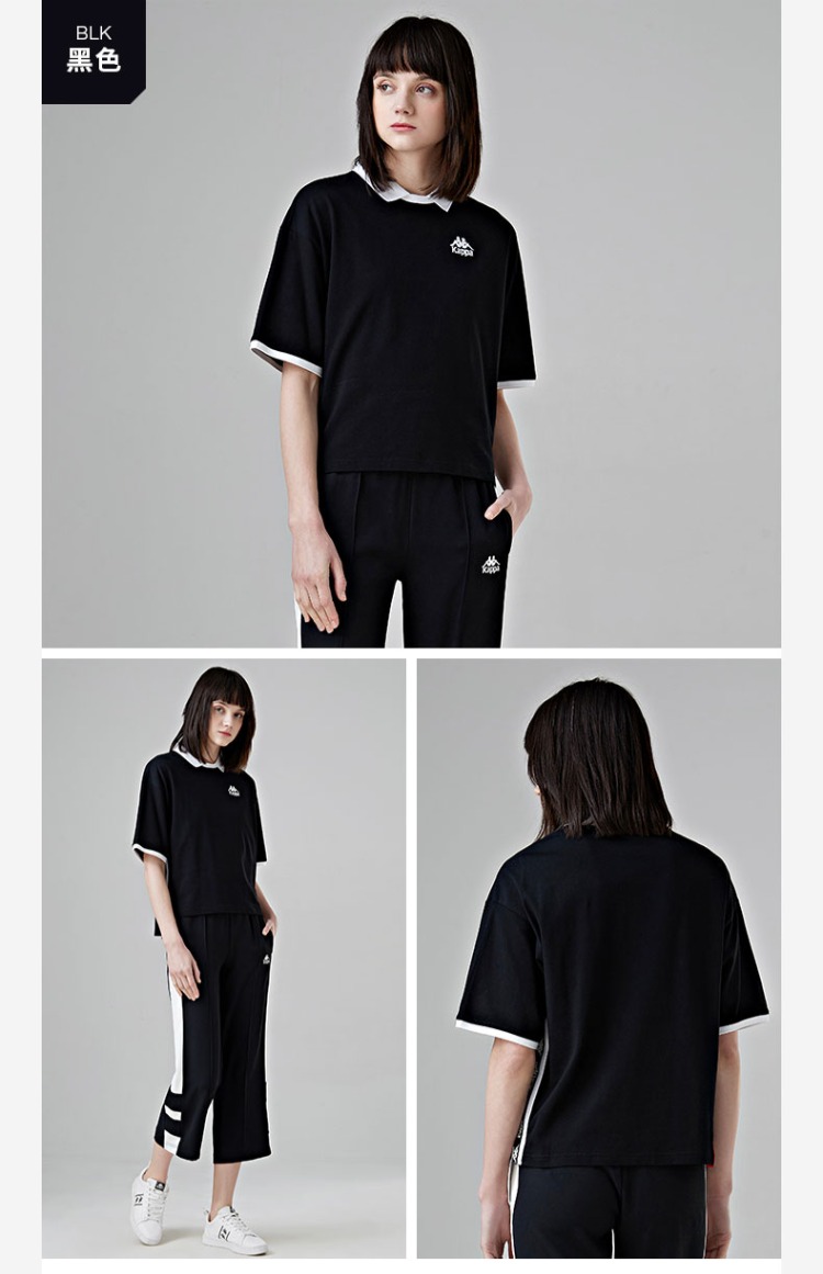 KAPPA Áo sơ mi ngắn tay POLO nữ Kappa Áo phông ngắn tay giản dị 2019 mới | - Áo polo thể thao áo polo lining