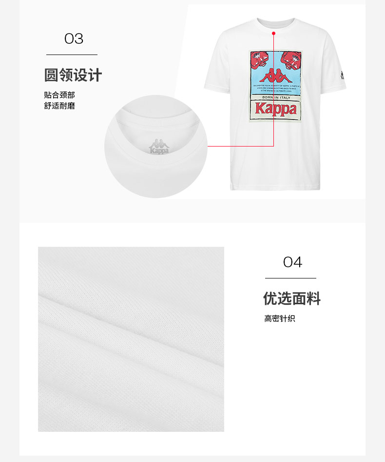 Kappa Kappa Thể thao nam ngắn tay in áo thun giản dị mùa hè tay áo 2019 | K0912TD72 - Áo phông thể thao áo thun lạnh nam adidas