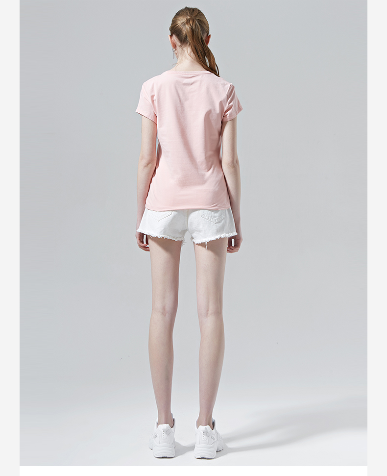 KAPPA Kappa Party Quần short nữ thể thao tay ngắn Áo phông thường hè nửa tay 2019 | K0922TD07 - Áo phông thể thao áo thun tanktop nam