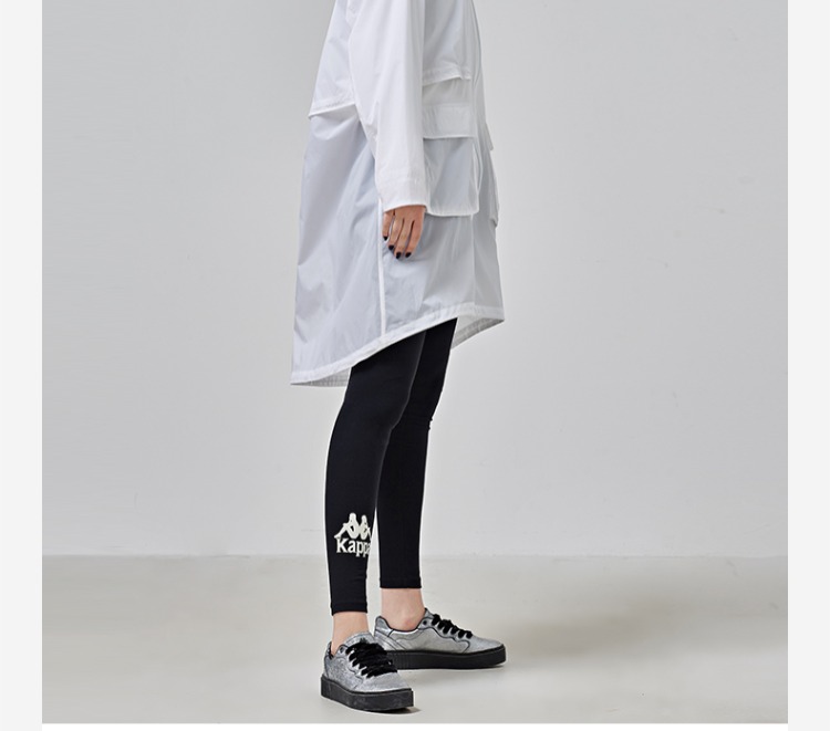 KAPPA Cặp đôi nam nữ Kappa trong chiếc áo khoác dài áo khoác hoodie cardigan 2019 mới | K09W2FJ02D - Áo gió thể thao áo the north face